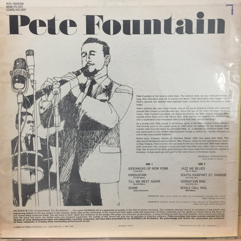 Pete Fountain ‎– Pete Fountain