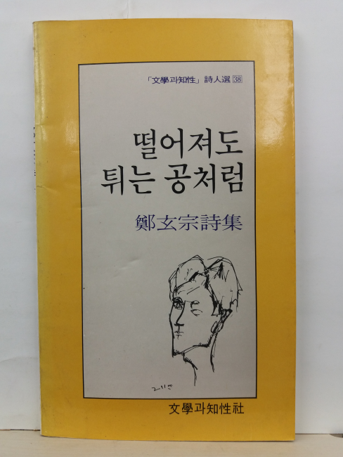 떨어져도 튀는 공처럼 (정현종 시집, 1986초판3쇄)