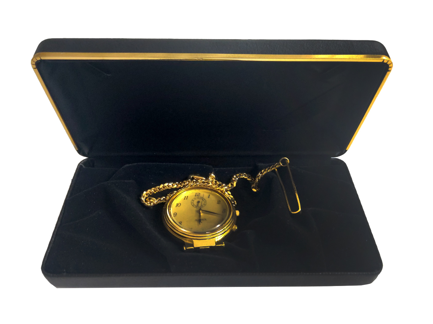 ‘김종필’이 새겨진 회중시계