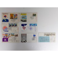 광복30주년 기념 등 기념우표·기념소인이 있는 초일봉투 7점