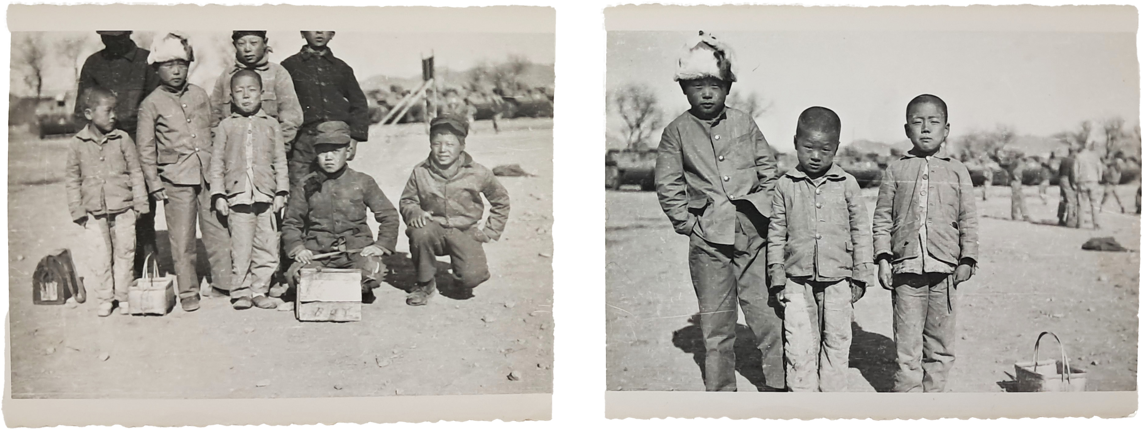 [27] 한국전쟁 중 [슈샤인 보이들] 사진 2장