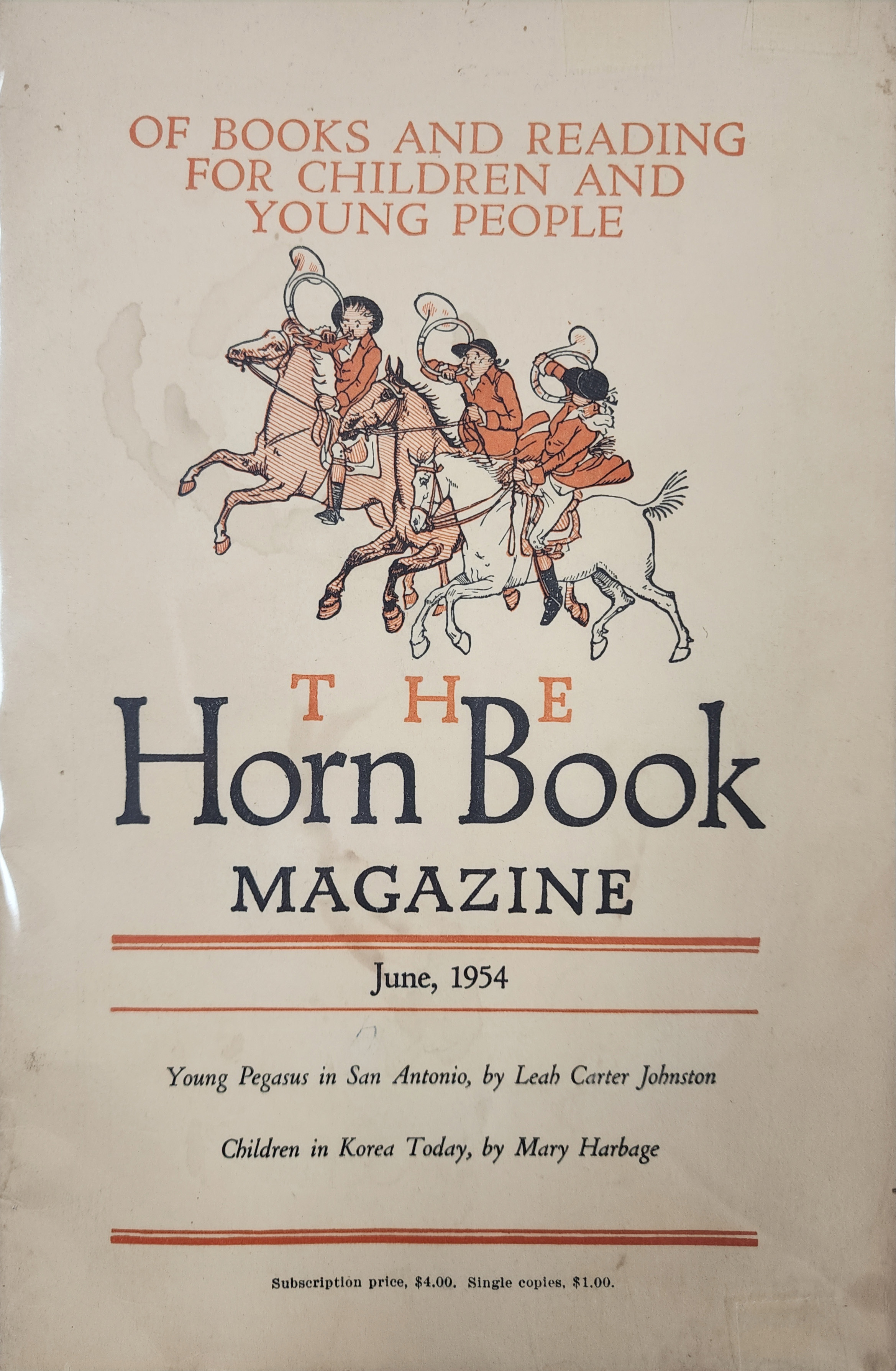 [10] 8쪽에 걸쳐 한국 아동에 관한 에세이가 실린 [혼 북 매거진 Horn Book Magazine]