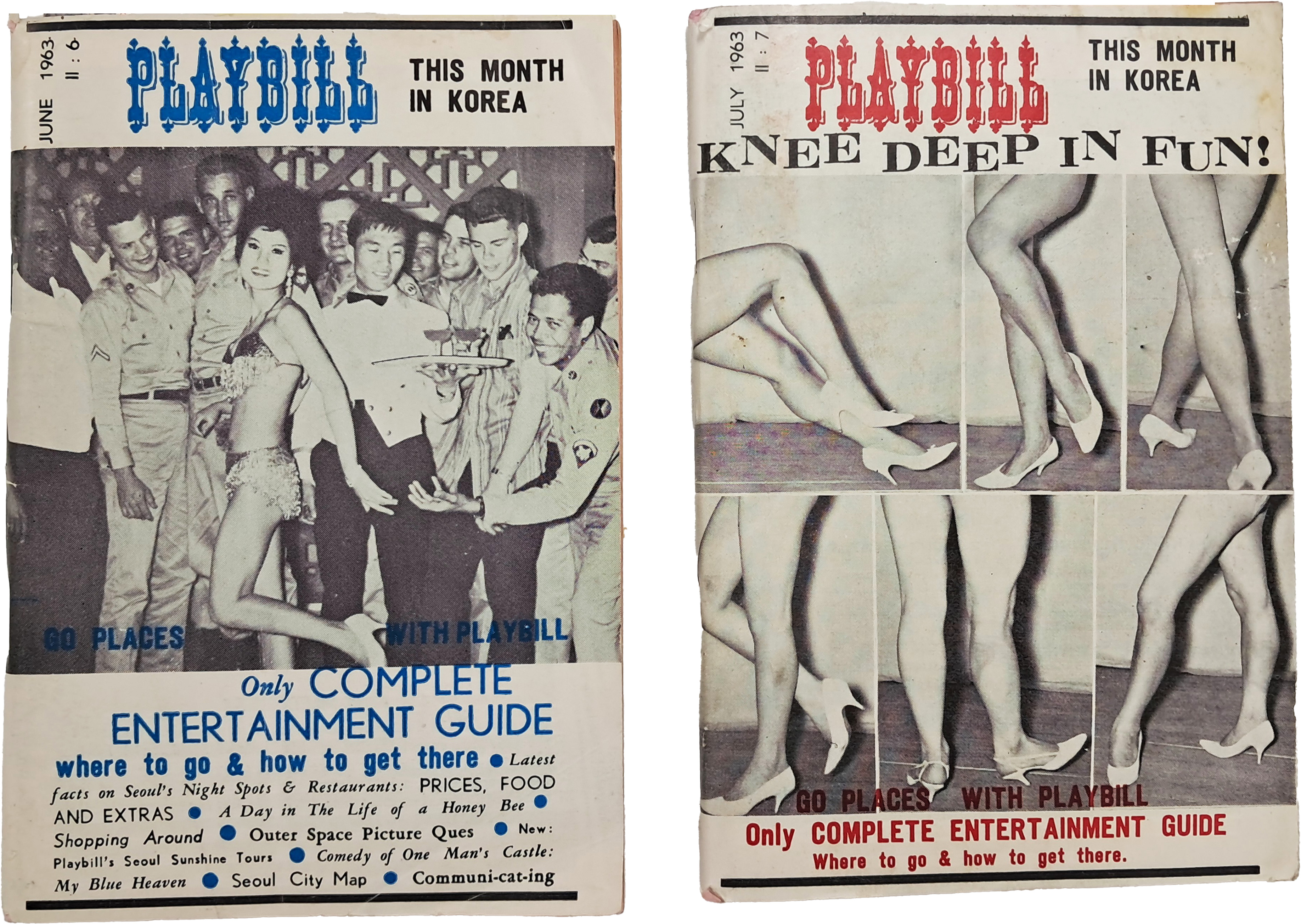 [43] 1960년대 한국 관련 기사가 실린 월간지 [PLAYBILL] 2책