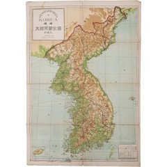 [64] Km를 표시한 컬러판 [표준 대한민국전도]