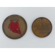 [211] 1972년 서독 하계올림픽 및 구소련 올림픽 메달 2점 일괄