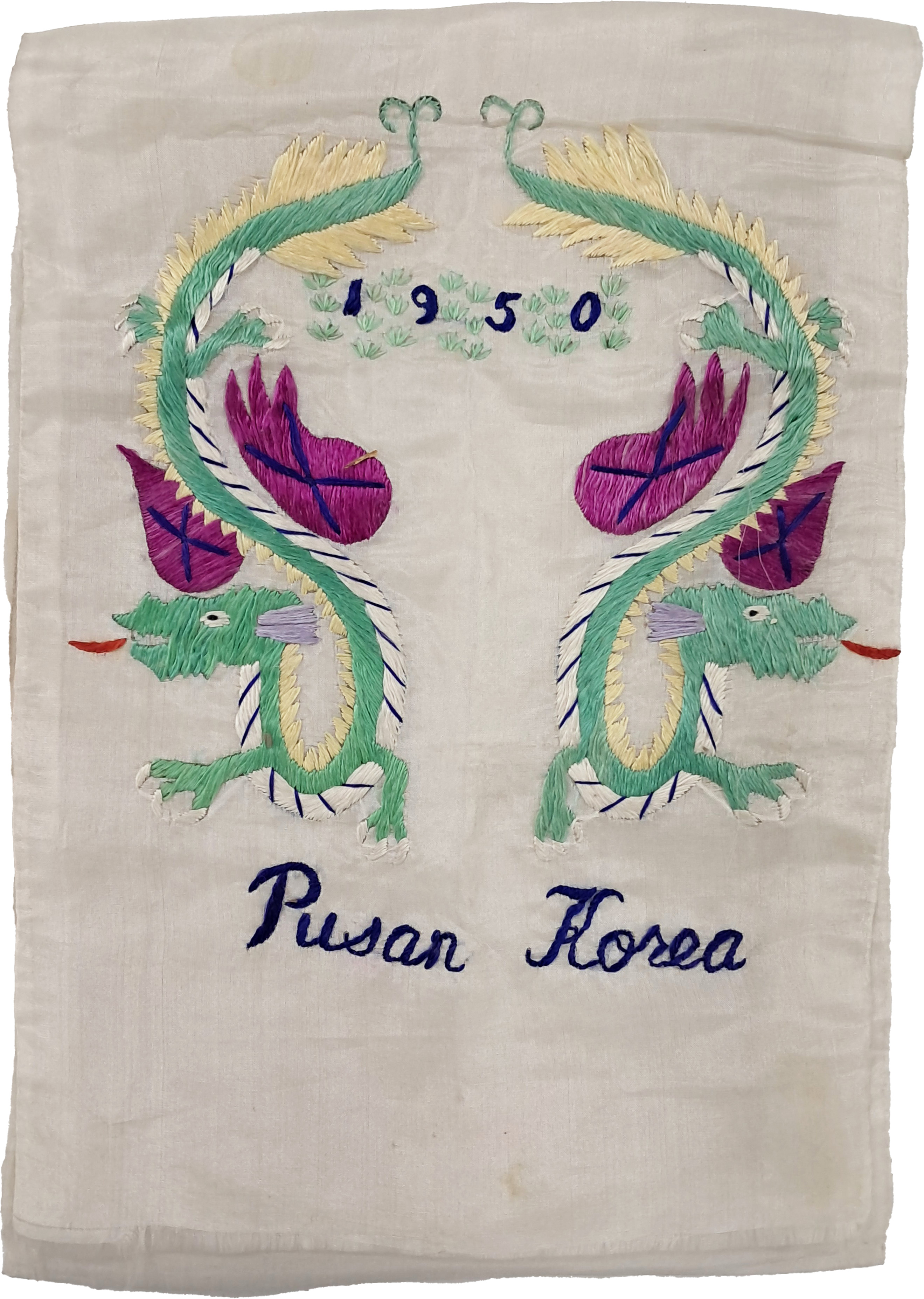 [54] ‘1950 PUSAN KOREA'가 새겨진 핸드-메이드 기념 보