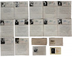 [48] 월드비젼에서 운영하는 고아원 성애원에서 주순덕이 후원자에게 보낸 편지와 성탄절 카드, 월드비젼 카드 등 27점 일괄