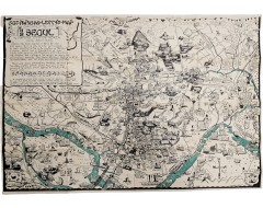 [58] 주한미군 상사 파파산 레프티의 만화 서울 지도Sgt-Papasan-Lefty’s Map and Cartoon of the City of Seoul