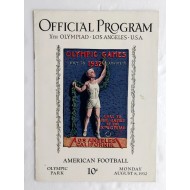 [356] OFFICIAL PROGRAM - AMERICAN FOOTBALL(제10회 L.A. 올림픽 공식 프로그램 - 풋볼)