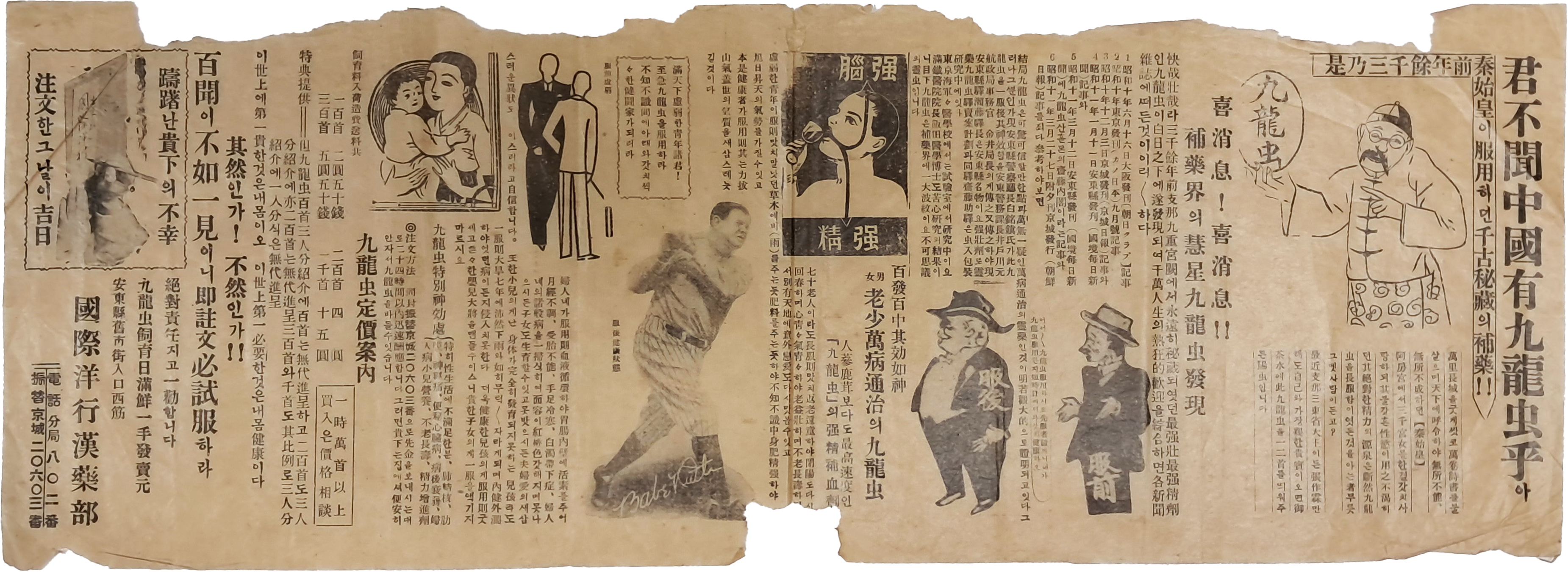 [8] 국제양행 구룡충(九龍虫) 홍보지