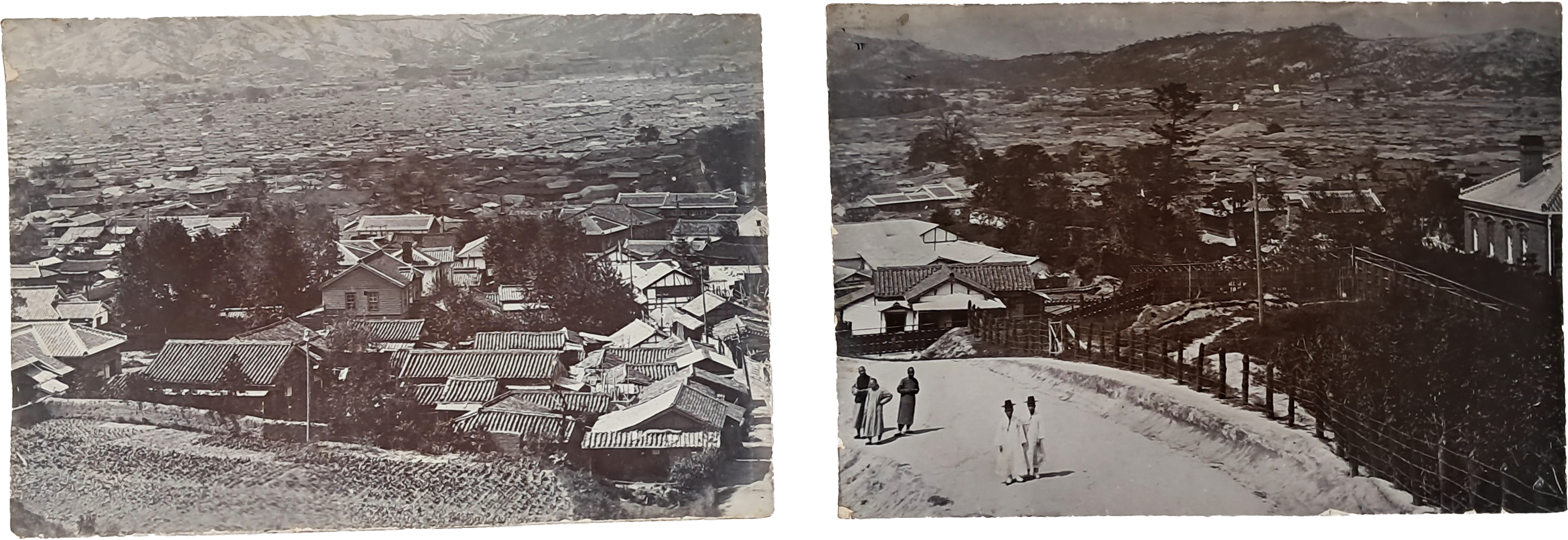 [35] 대한제국기(1890~1905년 경) 인천 제물포 일대 추정 원본 사진 2점