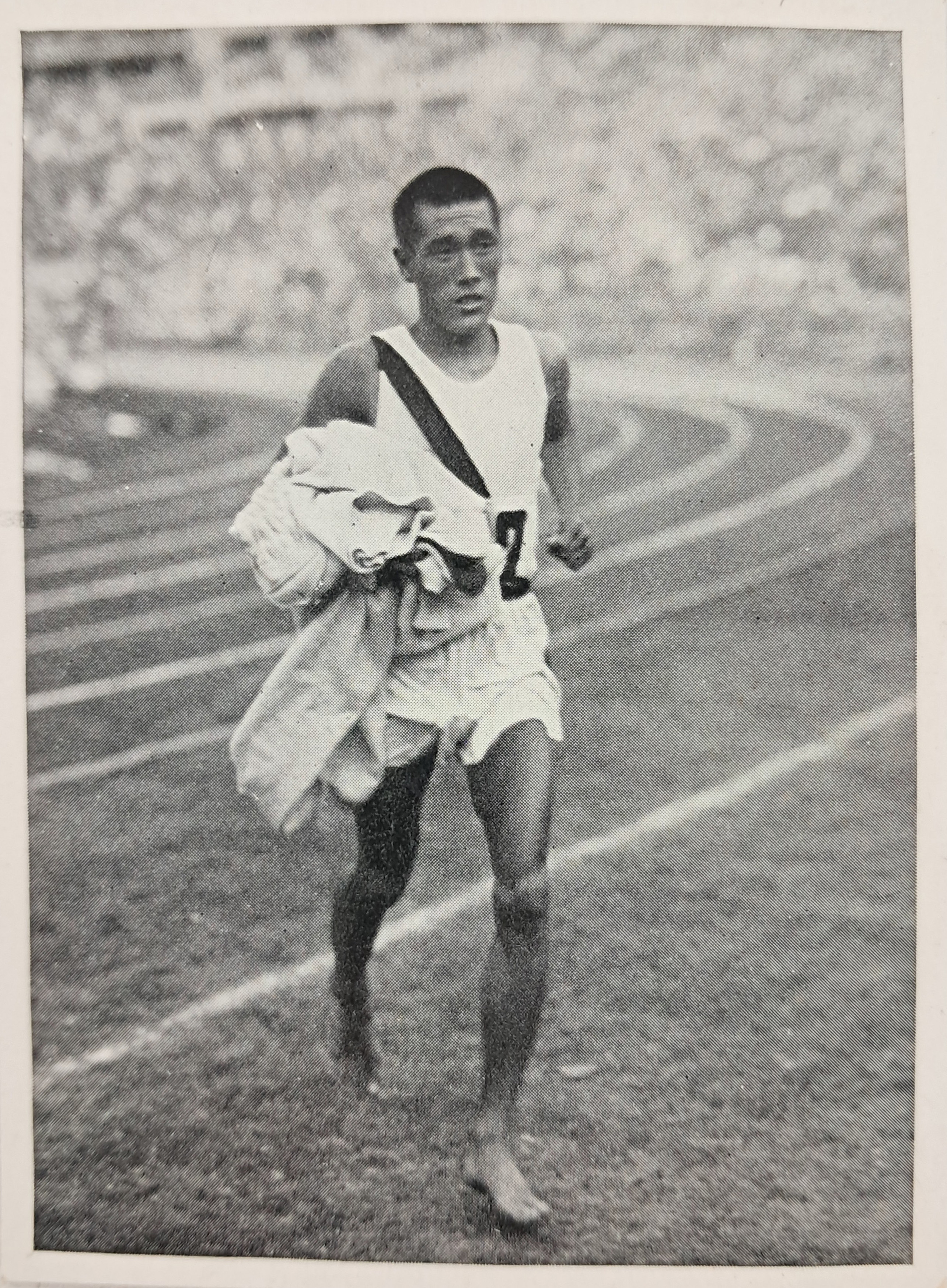 [57] 1936년 베를린 마라톤 금메달 손기정 선수 사진 카드