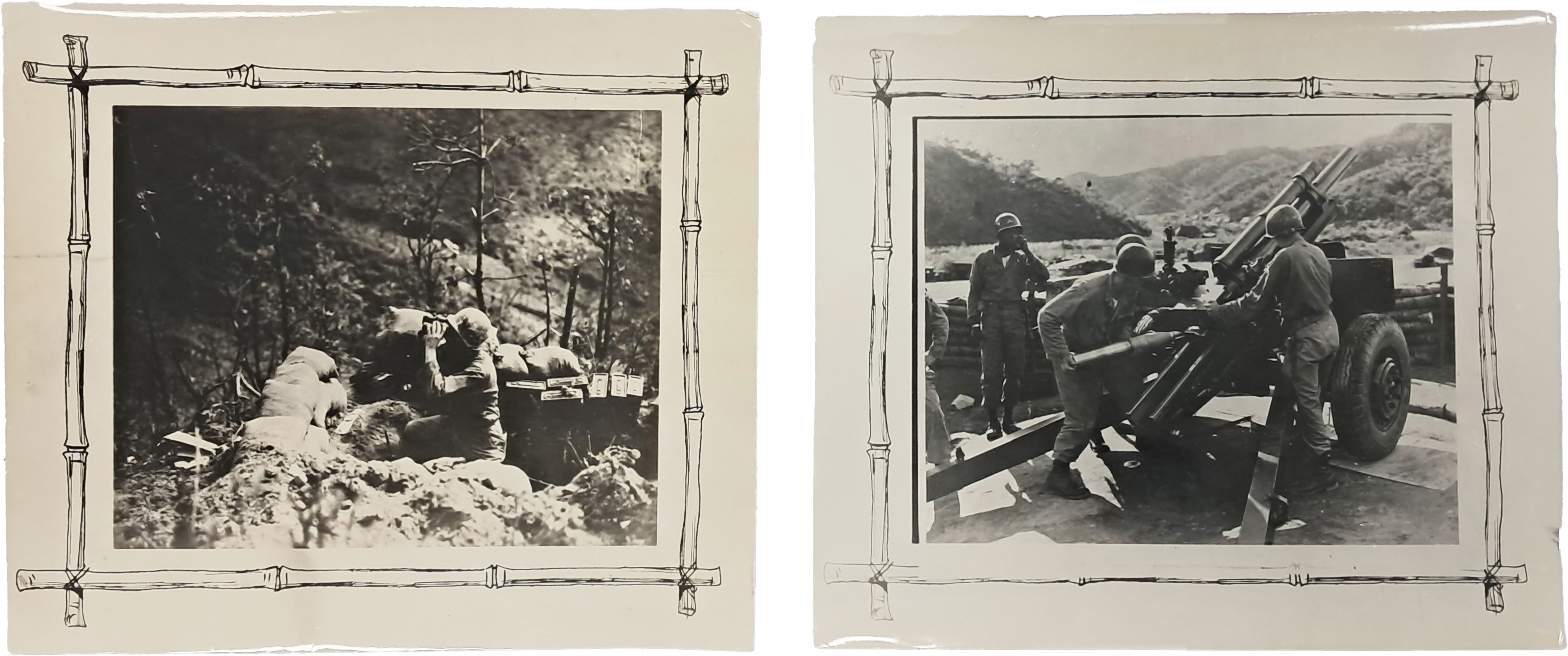 [63] 한국전쟁 미군 포병부대 전선 활동사진 세트