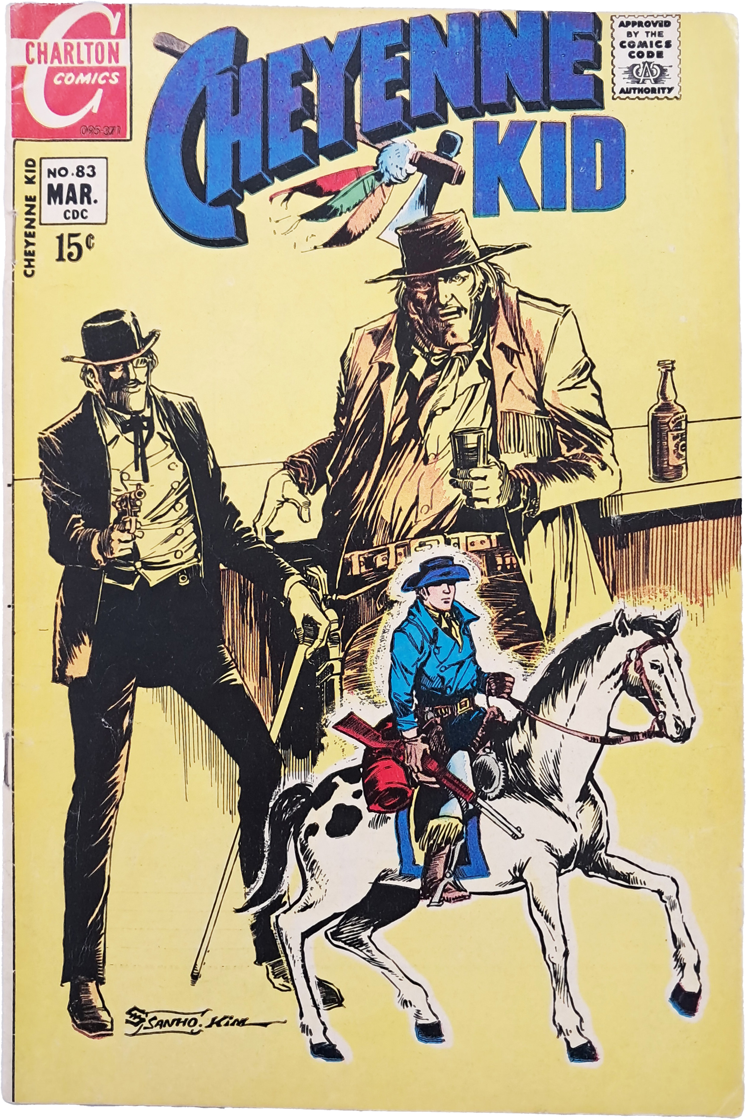 [67] 김산호 1971년 만화 - Cheyenne kid No 83