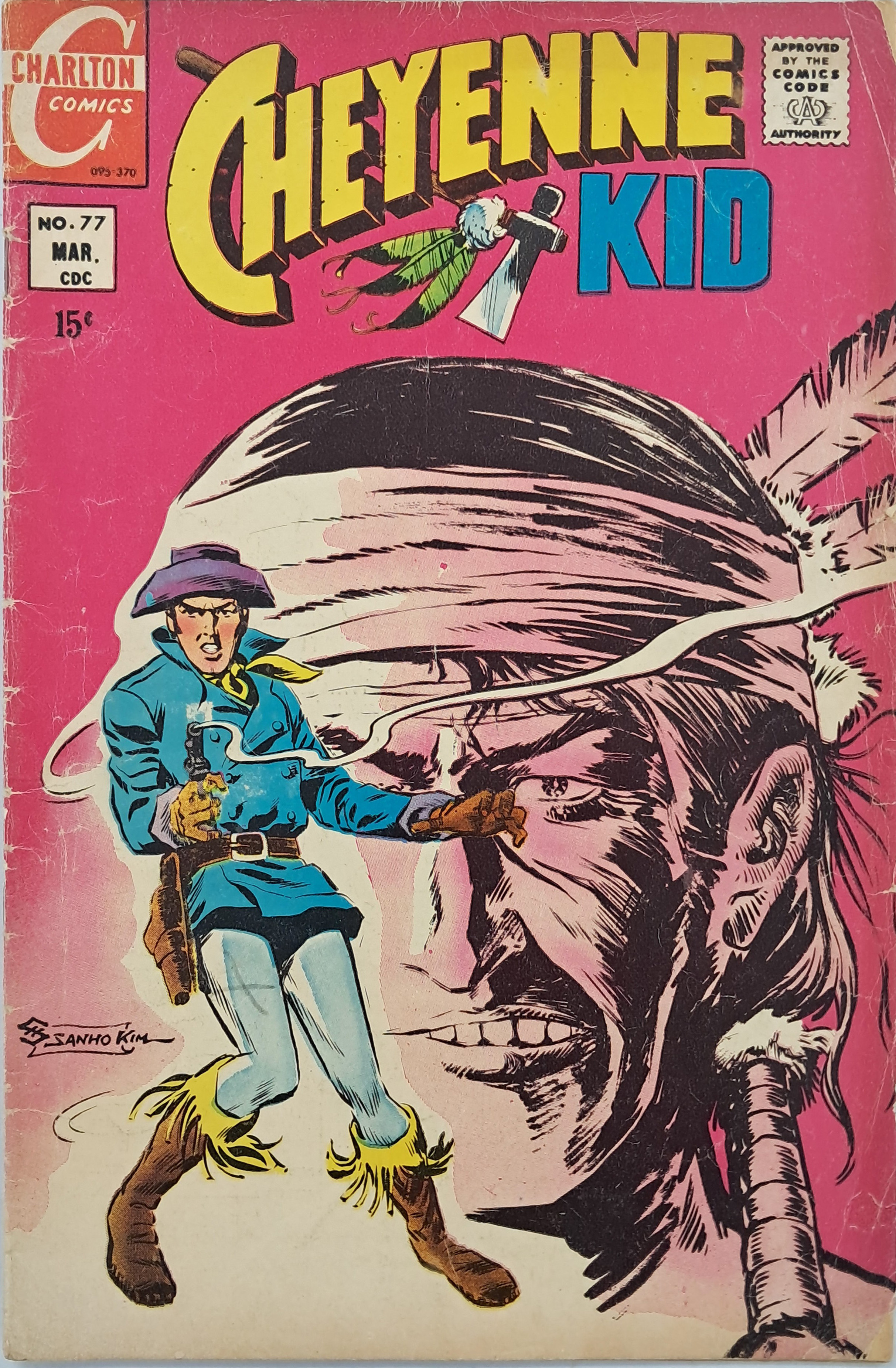 [68] 김산호 1970 만화 - Cheyenne kid No 77