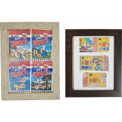 [85] ‘삼양 꿀 뽀빠이’와 ‘삼양 줄줄이 꿀 뽀빠이’ 2종 7점이 담긴 액자 2점