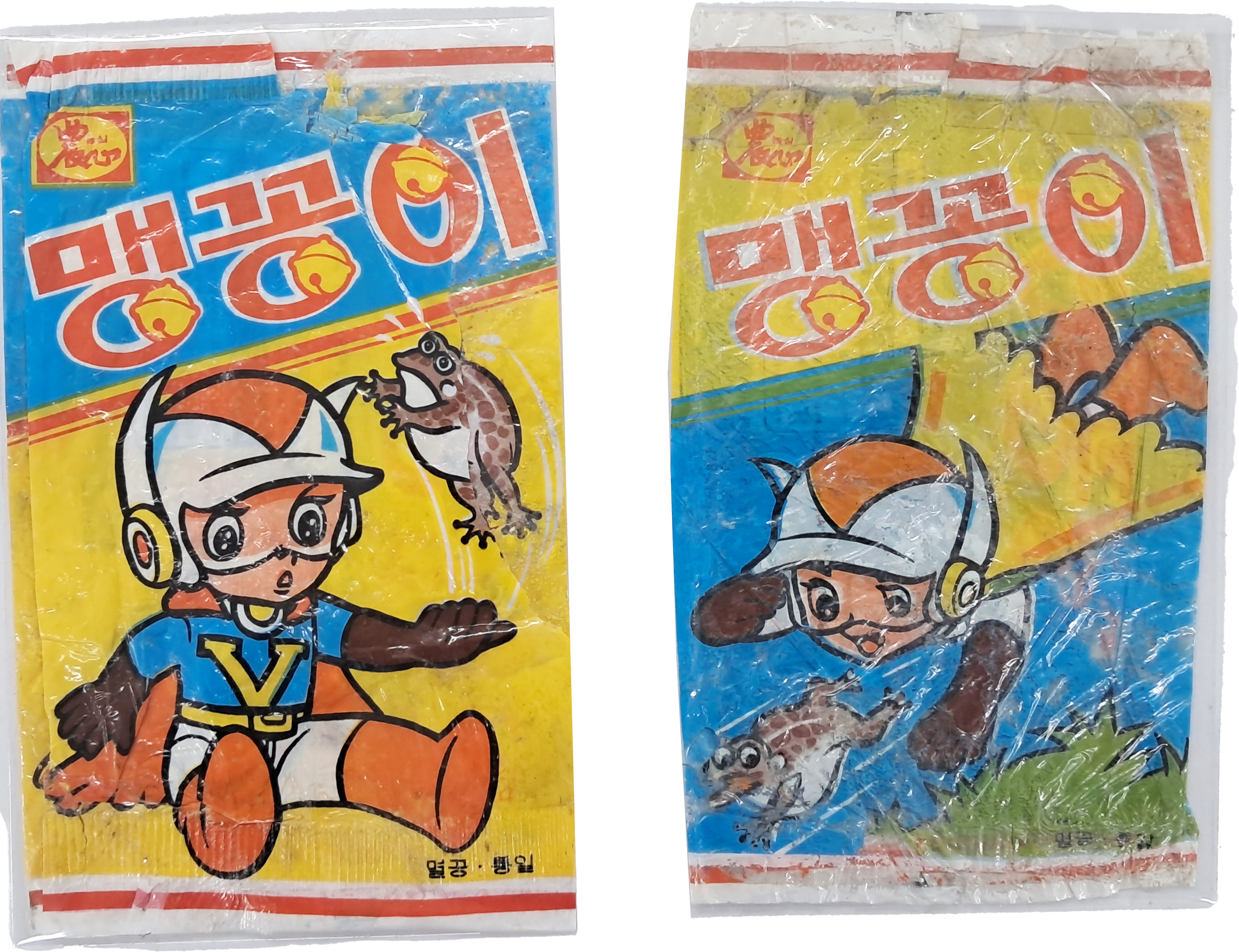 [87] 농심 ‘맹꽁이’ 과자봉지 2종 2점