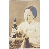 [288] 기생 김필이(金弼伊) 모델 맥주광고 실체 [사진엽서]