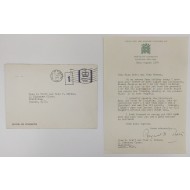 [237]영국 대처 수상의 서명이 있는 편지 1점