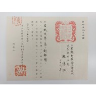 [385]조선 방문시찰을 허가하며 발부한 일본여권